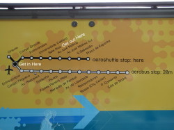 Aeroshuttle to Bus Station.