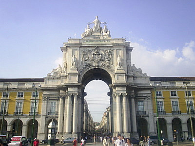 Lisbon Triumph Arch.