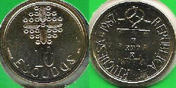 10 Escudos Coin.