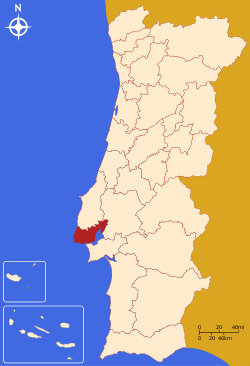 Grande Lisboa Map.