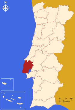 Lisbon District Map.