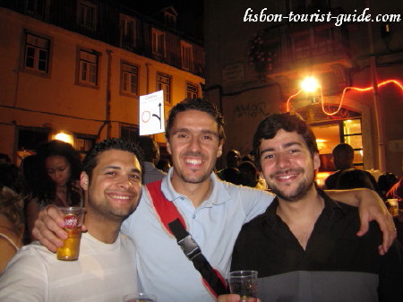 Marco and friends in Lisbon Arraiais.