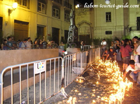 Lisbon Santo Antonio Candles.